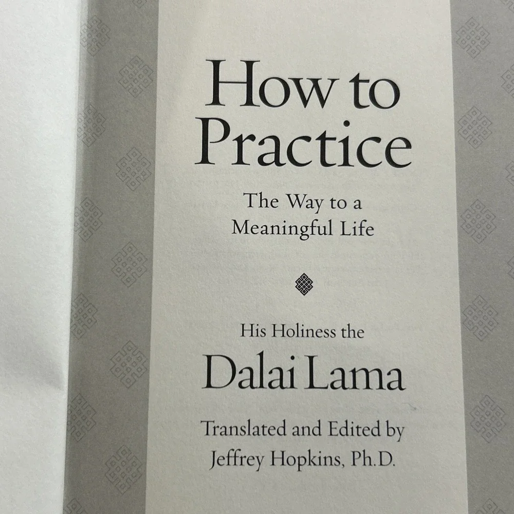 How To Practice : The Way To A Meaningful Life Dalai Lama 2002 Dust Cover